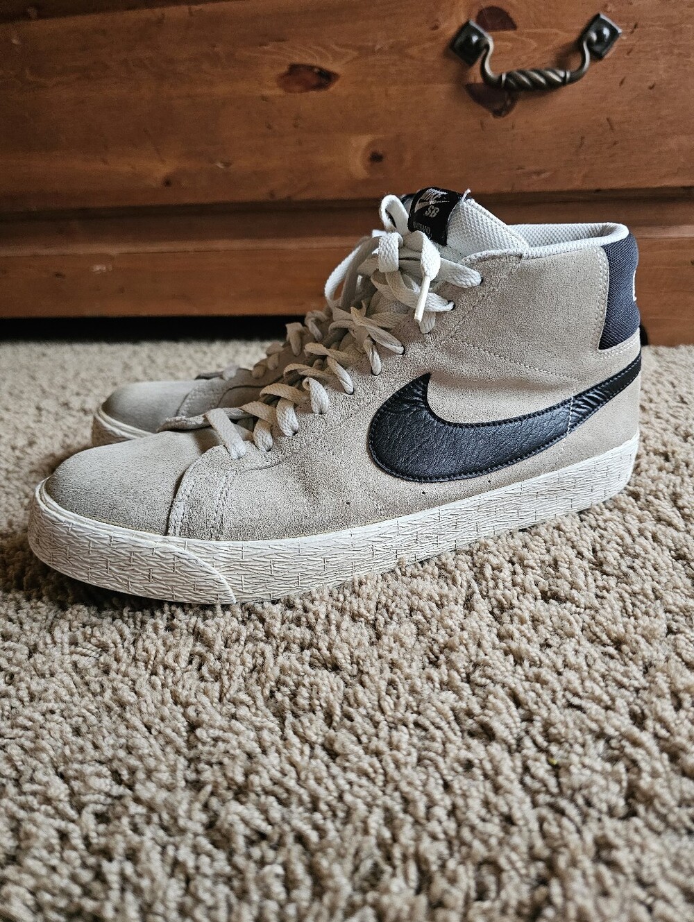 Nike Blazer Mid 77 Gray Suede Sneakers Sz 11